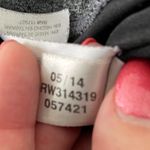 Reebok Raceback Gray Black Athletic Sport Bra, size M Photo 10