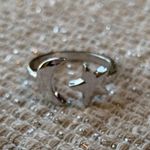 Boutique   Silver Moon and Star adjustable ring Photo 0