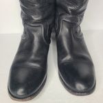 Frye Melissa Trapunto Pebbled Leather Pull On Riding Tall Boot Size 6.5 Photo 3