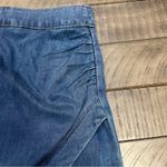 White House | Black Market denim ruched/faux wrap skirt. EUC Size 0. Photo 1