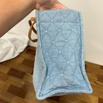 J. McLaughlin  Nessa Handbag‎ One Size NWT $248 Blue Quilted Tote Cotton Purse Photo 6