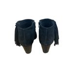 Vionic  Black Suede Studded Fringe Western Vibe Booties. size 8 Photo 4