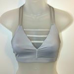 Victoria's Secret VSX Sport Silver Gray Plunge Cage Front Sports Bra Size XS Photo 0