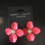 Romeo + Juliet Couture Romeo & juliet red 3 D floral earrings Photo 0