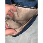 Michael Kors Michael Kors Navy Backpack with Gold Hardware and Logo Plaque Photo 3