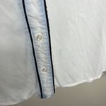 McGuire Denim McGuire Women's White Button-Down Shirt Size L Long Sleeve Contrast Piping Casua Photo 3