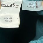 Rolla’s Sailor Pants Women’s 28 Forest Green High Rise Wide Leg Stretch Retro Photo 8