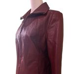 East 5th Vintage Burgundy Leather Jacket Photo 6
