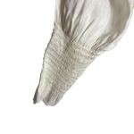 All Saints Lary White Linen Silk Shoulder Long Sleeve Slit Midi Dress Size 6 Photo 9