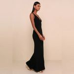 Lulus Melora Black Sleeveless Maxi Dress Size S Photo 4