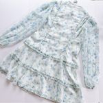 Rachel Parcell NEW  Long Sleeve Floral Dress Ruffle Mini Photo 4