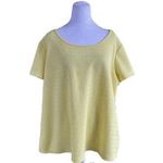 Jaclyn Smith Women's Yellow T-Shirt 1X Photo 0