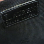 Ralph Lauren Vintage Black Embossed Crocodile Leather Crossbody Bag Retro Glam Photo 6