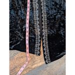 Andree by Unit Andrée by UNIT Velvet Duster Kimono 2X Embroidered Boho Witchy Whimsigoth Black Photo 7