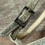 Jewel Badgley Mishka Gold Glitter Heels Size 10 Photo 4