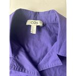 COS Women's Collared Shirt Dress With Pockets Short Sleeves XS Photo 2