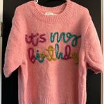 Birthday sweater Pink Size XL Photo 1