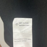 Vince Black White Stripe Double Layer V-Neck Sleeveless Midi Dress Sz 8 Photo 9