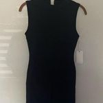 Good American  Black Compression Zip-Up One Piece Swimsuit NWT Photo 4