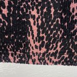 Topshop Spot Print Crinkle Long Sleeve Square Neck Mini Dress Pink Black Size 2 Photo 16