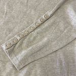 J. McLaughlin  Light Beige Sweater with Button Accents lightweight size large Photo 2