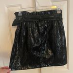 Haute Monde Faux Leather Paper Bag Mini Skirt Photo 6