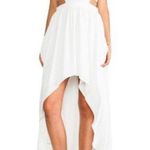 Lovers + Friends Lovers & Friends Foxy Dress White Bride hi lo cut out xs Photo 0