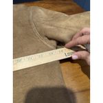 FUDA Women's Faux Suede Fur Plush Coat Jacket Size L Retro Y2K Brown Size L Photo 4