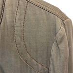 Ralph Lauren 90’s Original Y2K  Polo Jeans Army Green Short Belted Trench Coat S Photo 4