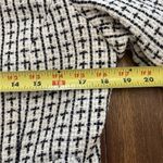 Apostrophe  Women’s Tweed Blazer Jacket Knit Preppy Fringe Petite Size 10P Zip Photo 5