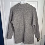 Athleta Wool Blend Shawl Front Cardigan Sweater Charcoal 721667-01 W1095 Sz XS Photo 6