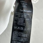 The Kooples WHITE button Up Blouse Collared Size Small Crochet Detail Sleeveless Photo 5