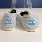 Toms  Drizzle Grey Metallic Woven Shoes Size 10‎ Photo 4
