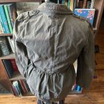 Loft S military gray cargo normcore lightweight blazer Photo 2