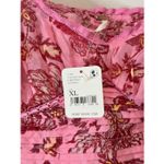 Free People  Womens Weekend Plans Bodysuit Floral Hot Pink Size Extra Large NEW Photo 5