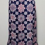 kim rogers Blue Indian Paisley gauze midi skirt size small Photo 3