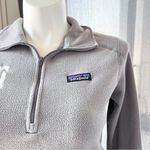 Patagonia Women's Micro D® 1/4-Zip Grey Pullover Sweater Women’s Medium Photo 1
