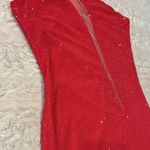 Red shimmer dress size L Size L Photo 3