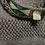 525 America Brown Gold Metallic Crochet Sweater Size Medium Photo 1