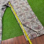 Talbots  Womens 14 The Perfect Crop Pants‎ Dress Trousers Floral Paisley Abstract Photo 1