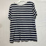 Women’s‎ New Directions Top XL Navy White Stripe Blue Photo 4