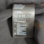 H&M Womens Shirt Dress Diamond Print Button Tie Waist Sleeveless Black Size 4 Photo 7