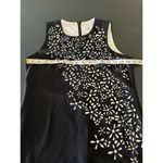 Calvin Klein  Black Floral Laser Cut Sheath Dress 6 Petite Cocktail party wedding Photo 5