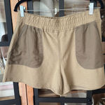 Outdoor Voices  Beachtree 3.5” shorts high waisted rise khaki hiking elmwood Photo 0