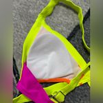 Neon Orange and Pink Bikini Set Size M Size M Photo 6