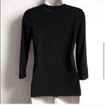 The Limited  black & tan crew neck sweater Photo 4