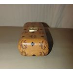 MCM Munchen Vintage Camel Brown Monogram Eyeglass Case Hard Shell 6x3x2 Leather Photo 11