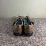 Ecco Leather Mary Jane Flats Womens Sz 42 Brown Leather Buckle Boho Peasant EUC Photo 3