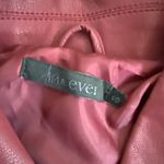 Ava + Ever Jacket Faux Leather Electra Size 8 Berry Red Photo 1