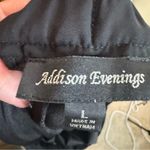 Addison Evenings Size Large Flowy Black Wide Leg Pant Formal Dressy‎ Wear Photo 10